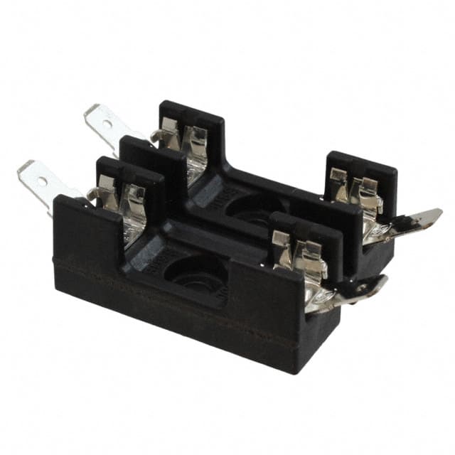 BK/S-8102-2 FUSE BLOCK CART 600V CHASS MNT