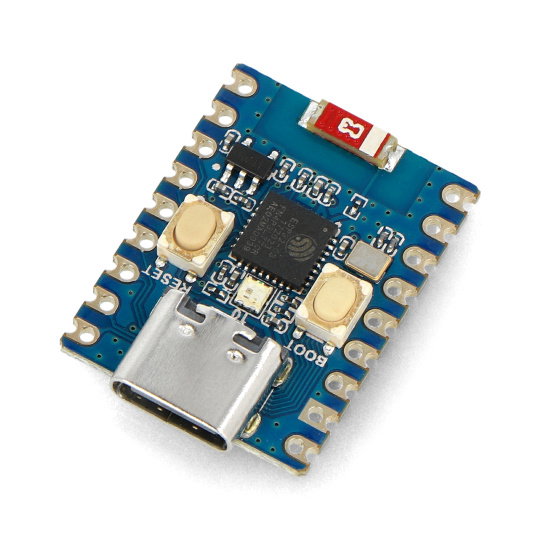 ESP32-C3FN4 The Espressif Systems ESP32-C3FN4 is a single-core SoC with integrated 2.4 GHz Wi-Fi and Bluetooth 5.0 connectivity. It features 4MB of flash memory and operates within a 3V to 3.6V range.