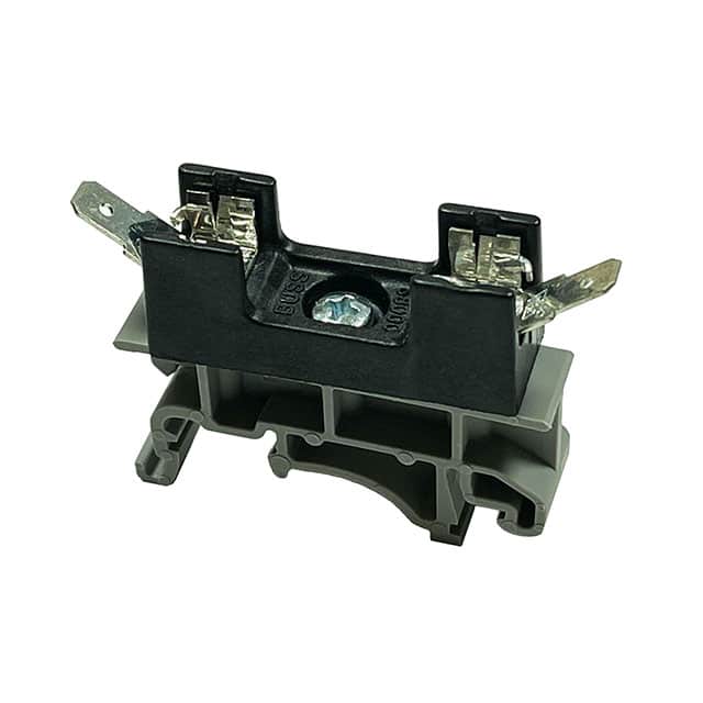 BK-S-8103-1X-DIN FUSE BLOCK 1/4" DIN RAIL MNT 20A