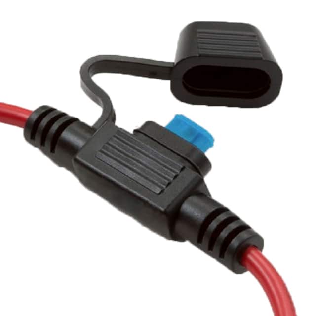 LPT-04B-16R MICRO2 FUSEHOLDER, 15A-16AWG