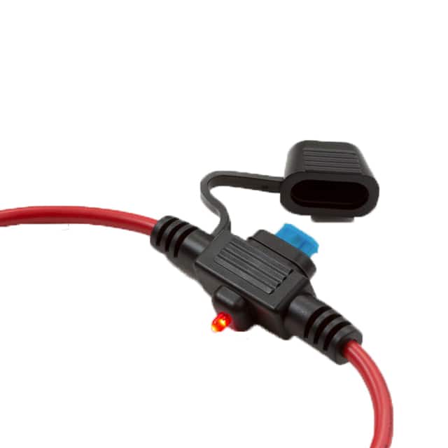 LPT-04B-I-12R MICRO2 FUSEHOLDER,30A-12AWG LED