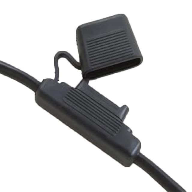 LPX-01B-6B MAXI FUSEHOLDER, 80A-6AWG BLACK