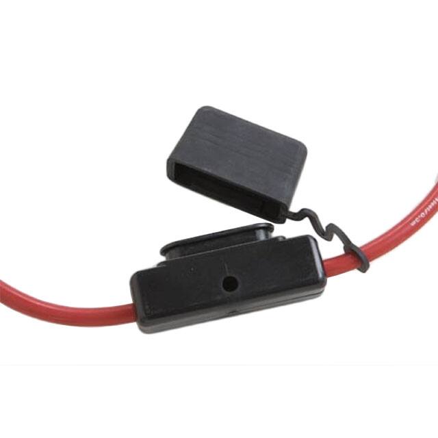 LPX-02B-6R MAXI FUSEHOLDER, 80A-6AWG RED