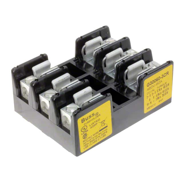 G30060-3CRH FUSE BLK CART 480V 60A CHASS MNT