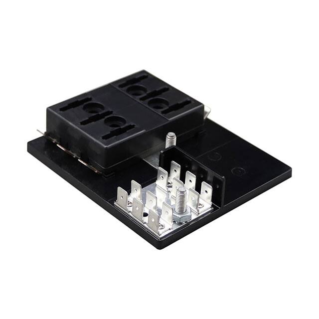 46379-6 FUSE BLOCK 6P GROUND BUS