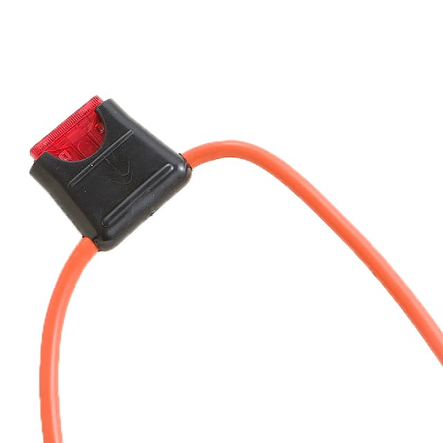 LPR-01B-12OR REG. FUSEHOLDER, 30A-12AWG ORG