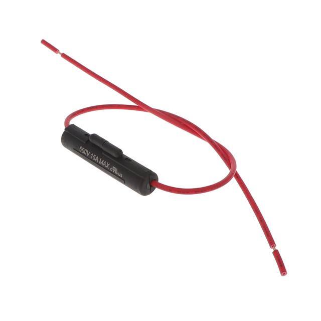 01500322HXRED ACS INLINE FUSEHLDR RED WIRE