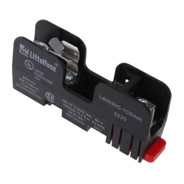 L60030C1CDINR FUSE BLOK CART 600V 30A DIN RAIL