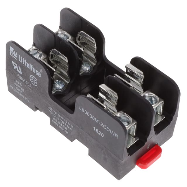 L60030M2CDINR FUSE BLOK CART 600V 30A DIN RAIL