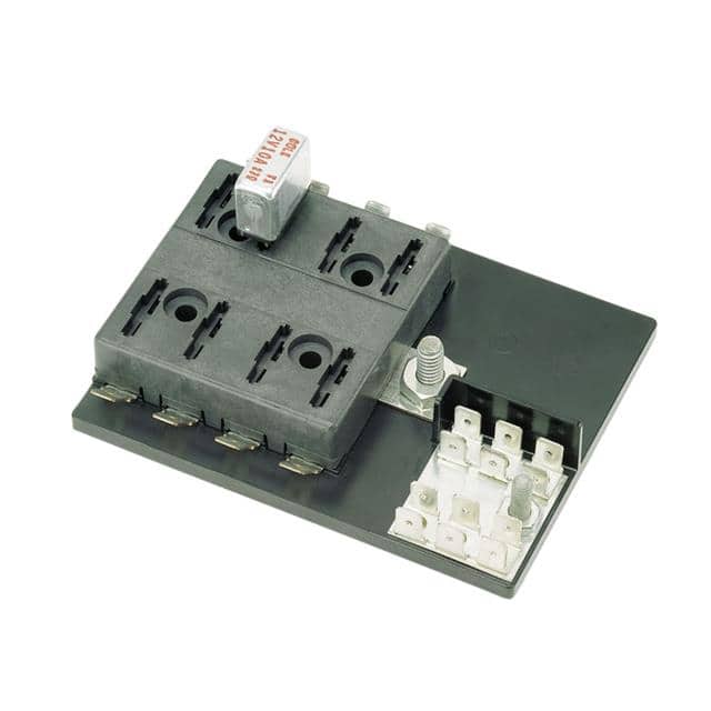 46379-8-BX FUSE BLOCK 8P GROUND BUS #18