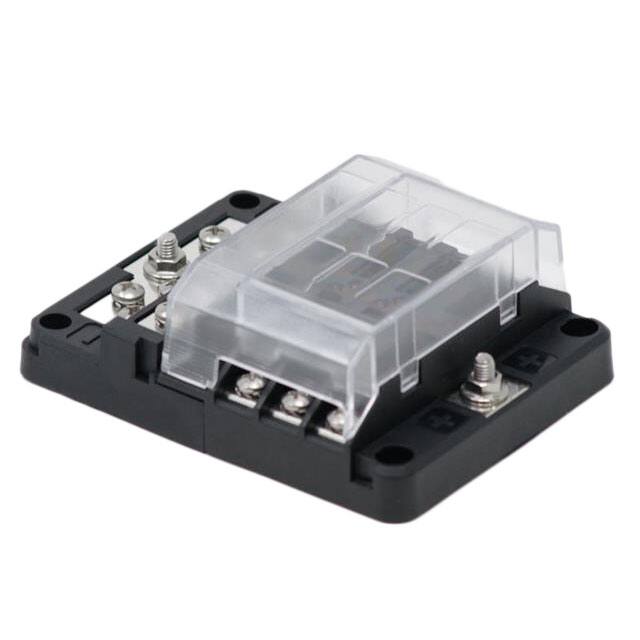 8025B 6 CIRCUIT FUSE BLOCK W/GROUND