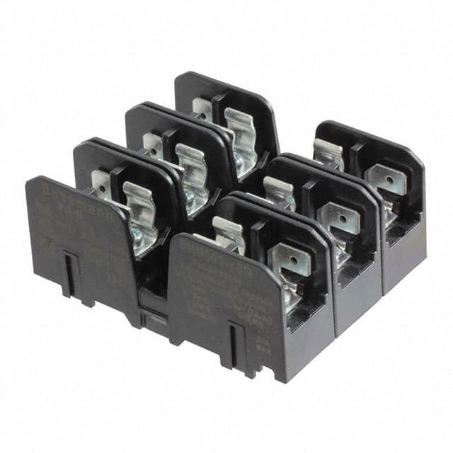 BMM603-3SQ FUSE BLK MIDGET SCREW/QC 3POLE
