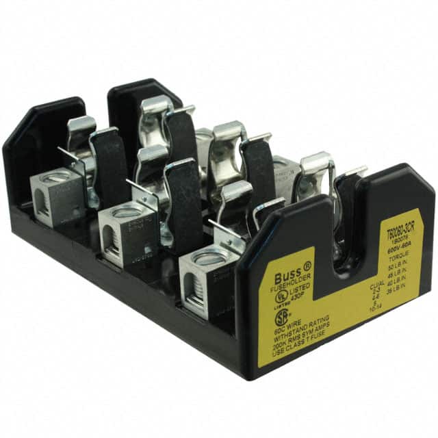 T60060-3CR FUSE BLOCK CART 600V 60A CHASSIS