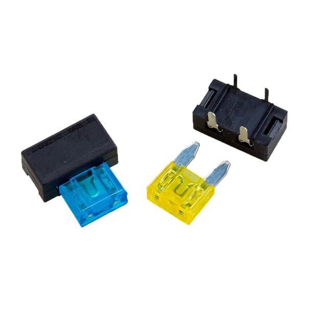 CNM-04 MINI PC BOARD FUSE CLIP, 15A