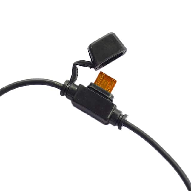 LPM-01B-18OR MINI FUSEHOLDER, 10A-18AWG ORG