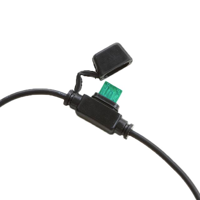 LPM-01B-18B MINI FUSEHOLDER,10A-18AWG BLACK