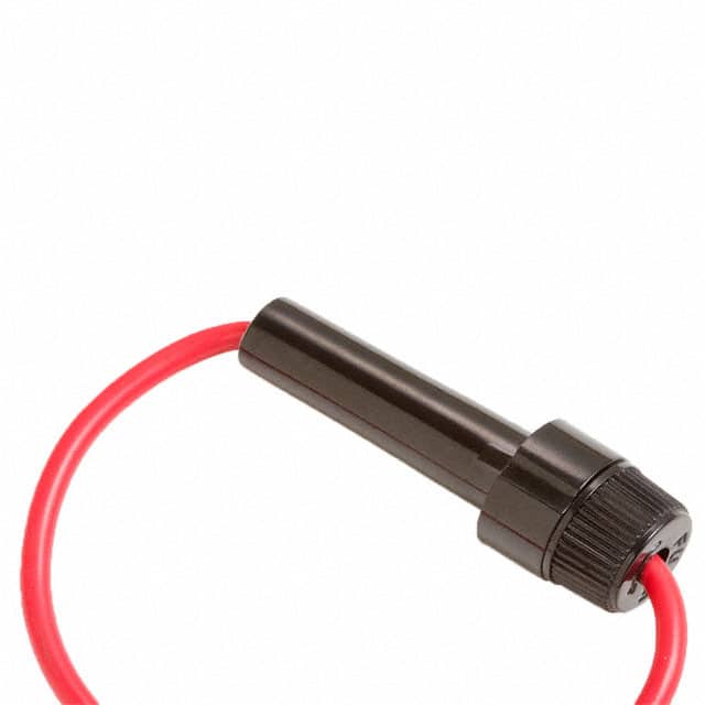 LPC-24B-12R 5X20MM FUSEHOLDER, 20A-12AWG RED