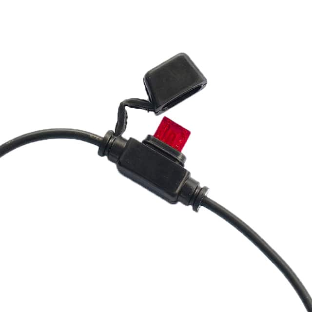 LPM-01B-20R MINI FUSEHOLDER, 7.5A-20AWG RED