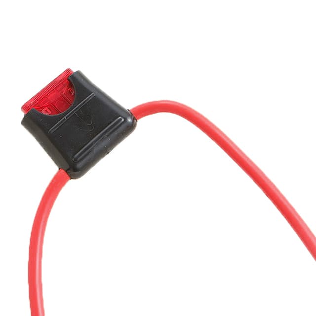 LPR-01B-14R REG. FUSEHOLDER, 20A-14AWG RED