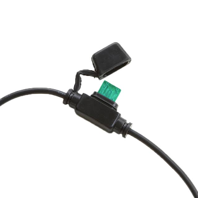 LPM-01B-16B MINI FUSEHOLDER,15A-16AWG BLACK