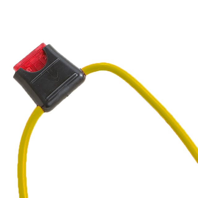 LPR-01B-12Y REG. FUSEHOLDER, 30A-12AWG YLW