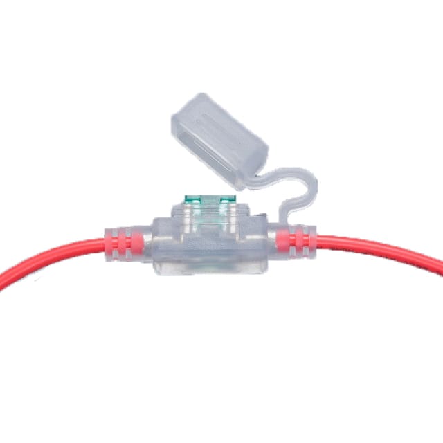 LPS-12C-12R MINI LP FUSEHOLDER-CLEAR, 12AWG