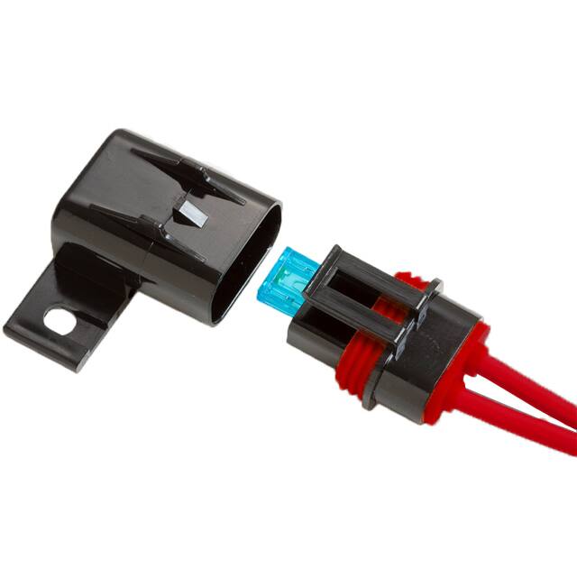 LPM-05B-12R MINI FUSEHOLDER, 30A-12AWG RED