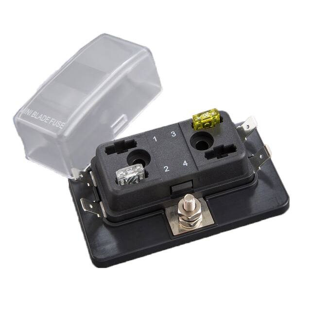 BLM-304 MINI FUSE BLOCK, 4 POLE