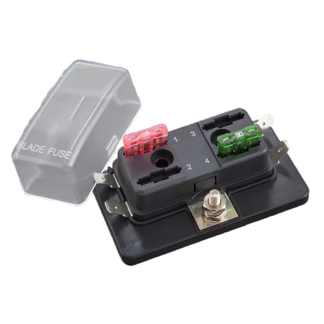BLR-304 REGULAR FUSE BLOCK, 4 POLE
