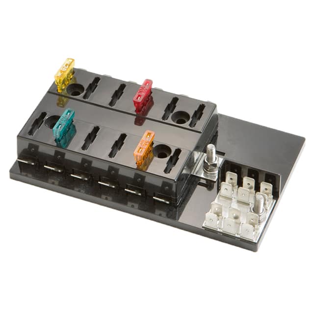 BLC-112-G REG. FUSE BLOCK, 12 POLE GROUND