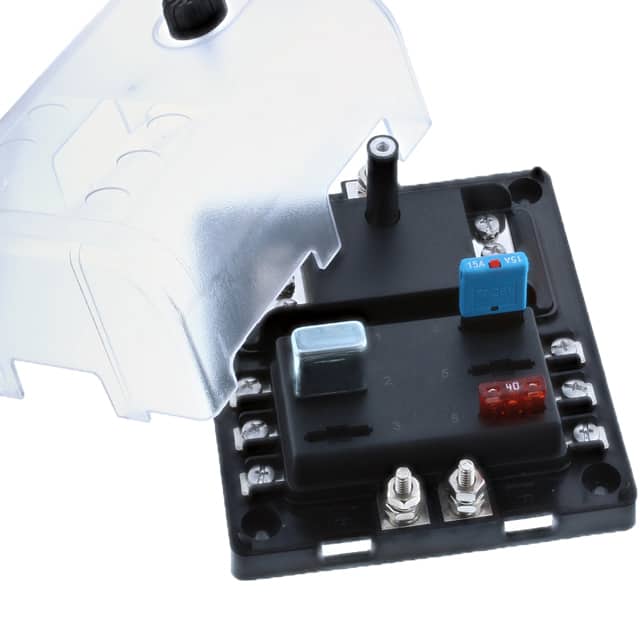 BLR-906-G REG. FUSE BLOCK, 6 POLE GROUND