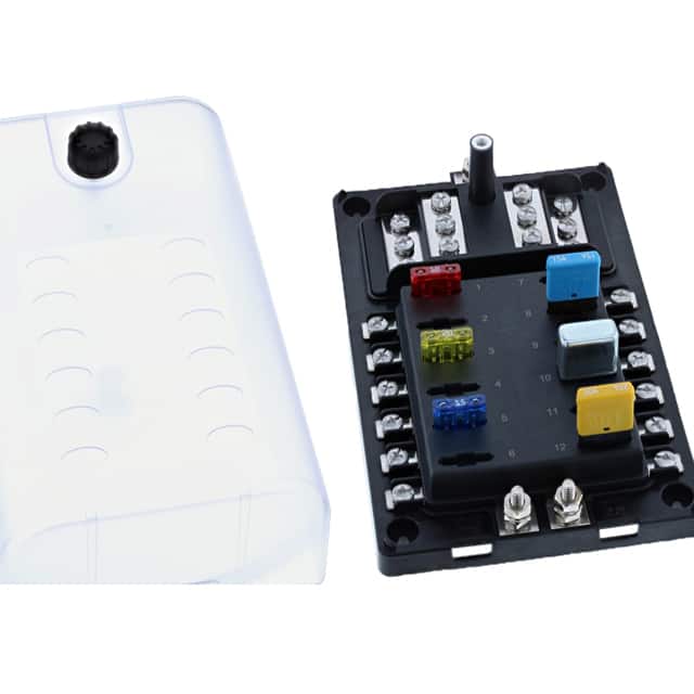 BLR-912-G REG. FUSE BLOCK, 12 POLE GROUND