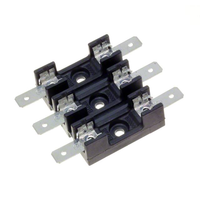 BK/S-8201-3-R FUSE BLOCK CART 600V CHASS MNT