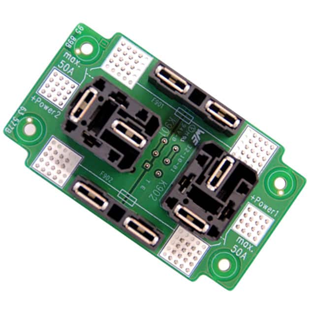 ICS-95898 PCB 2 MAXI FUSES AND 2 POWER REL