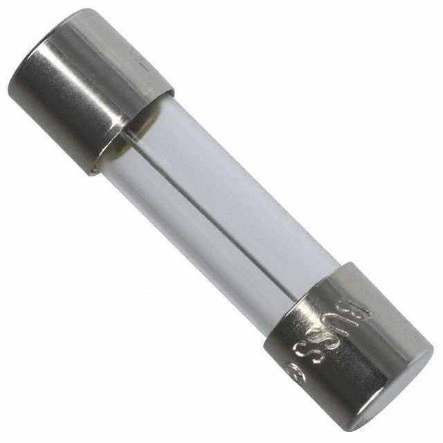 BK/S500-8-R FUSE GLASS 8A 250VAC 5X20MM