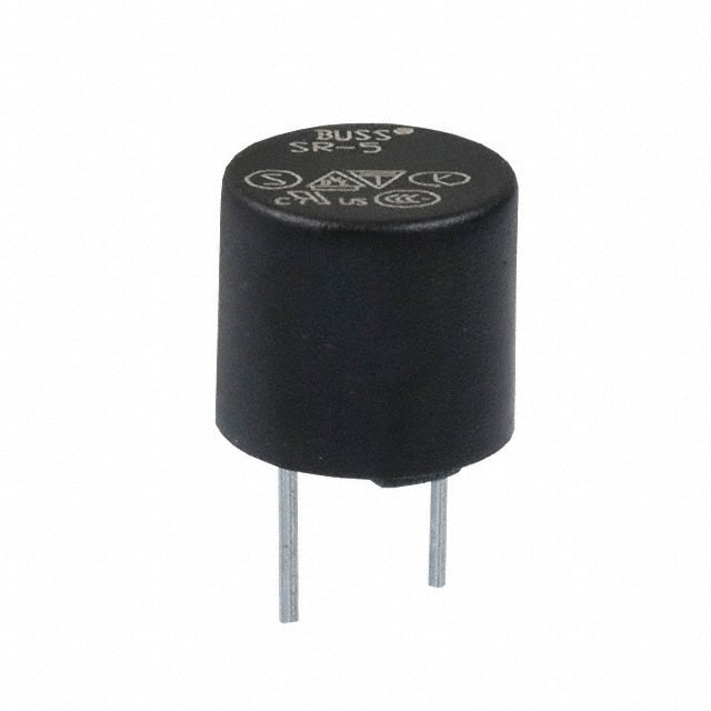 SR-5-1A-BK FUSE BOARD MNT 1A 250VAC RADIAL