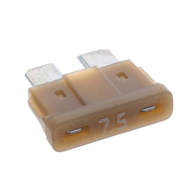 0ATO07.5HXGLO FUSE AUTO 7.5A 32VAC/VDC BLADE