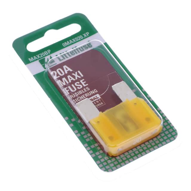 0MAX020.XP FUSE MAXI BLADE 32V 1PK CARD 20A