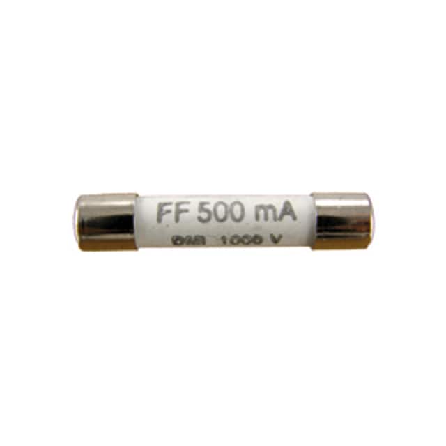 72-002 FUSE CERAMIC 500MA 1KVAC CART
