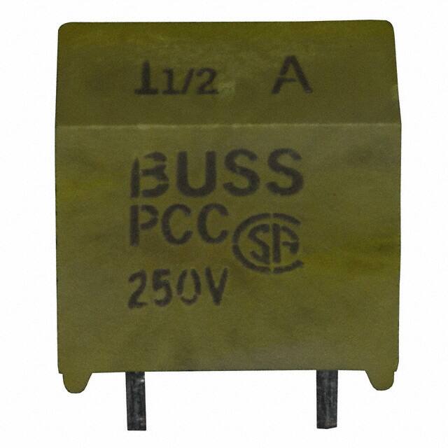 PCC-1/2-R FUSE BRD MNT 500MA 250VAC 450VDC