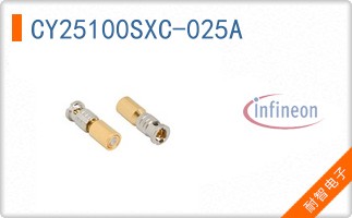 CY25100SXC-025A The Infineon CY25100SXC-025A is a clock/frequency generator with a maximum frequency of 200MHz. It operates within a supply voltage range of 3.13V to 3.45V.