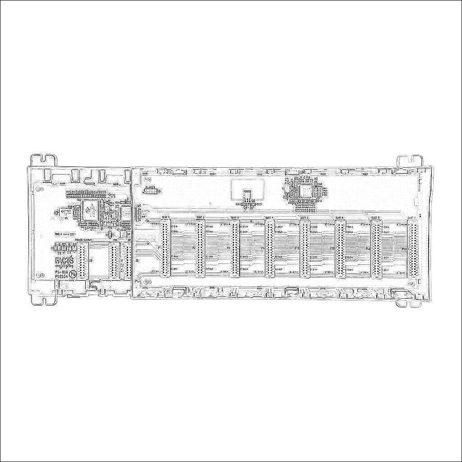 P3-08-B The PMC-Sierra P3-08-B is an 8-slot I/O base for the Productivity3000 system. It supports discrete, analog, and specialty I/O modules.