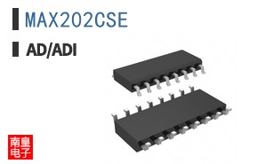 MAX202CSE The MAX202CSE is a full duplex RS-232 transceiver from Analog Devices, designed for single +5V supply operation. It supports data rates up to 120Kbps.