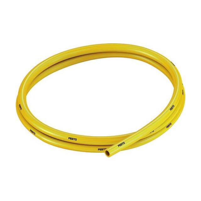 PUN-H-8X1,25-GE TUBING YELLOW PLASTIC 8MM 50M