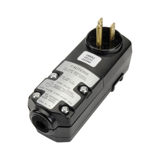 B251089 ATTACHABLE GFCI RAINPROOF PLUG,