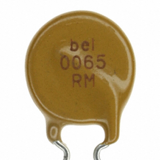 0ZRM0065FF2B PTC RESET FUSE 120V 650MA RADIAL