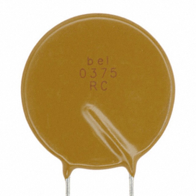 0ZRC0375FF1A PTC RESET FUSE 90V 3.75A RADIAL