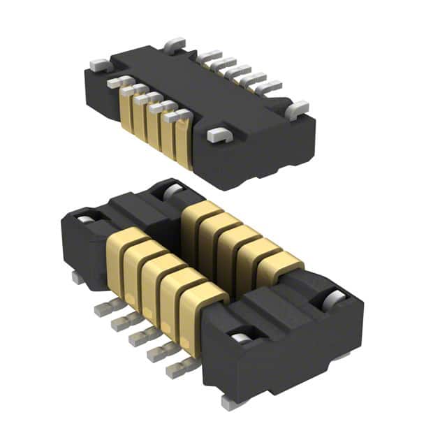 AXT610124 CONN HDR 10POS SMD GOLD