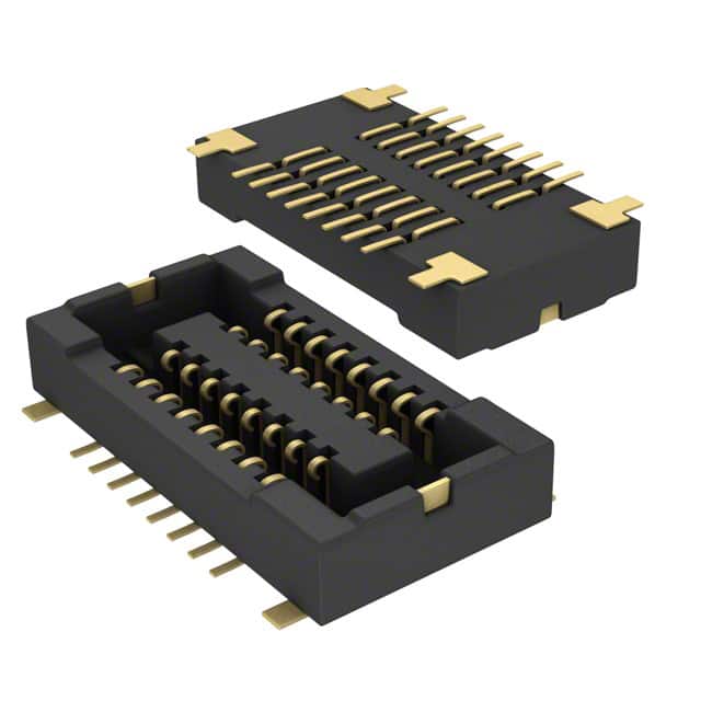 AXT516124 CONN SOCKET 16POS SMD GOLD