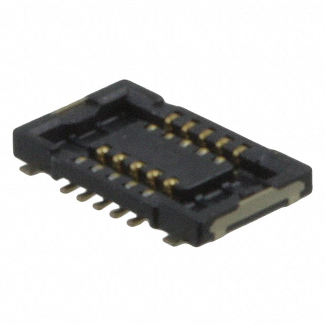 AXE310124 CONN SOCKET 10POS SMD GOLD